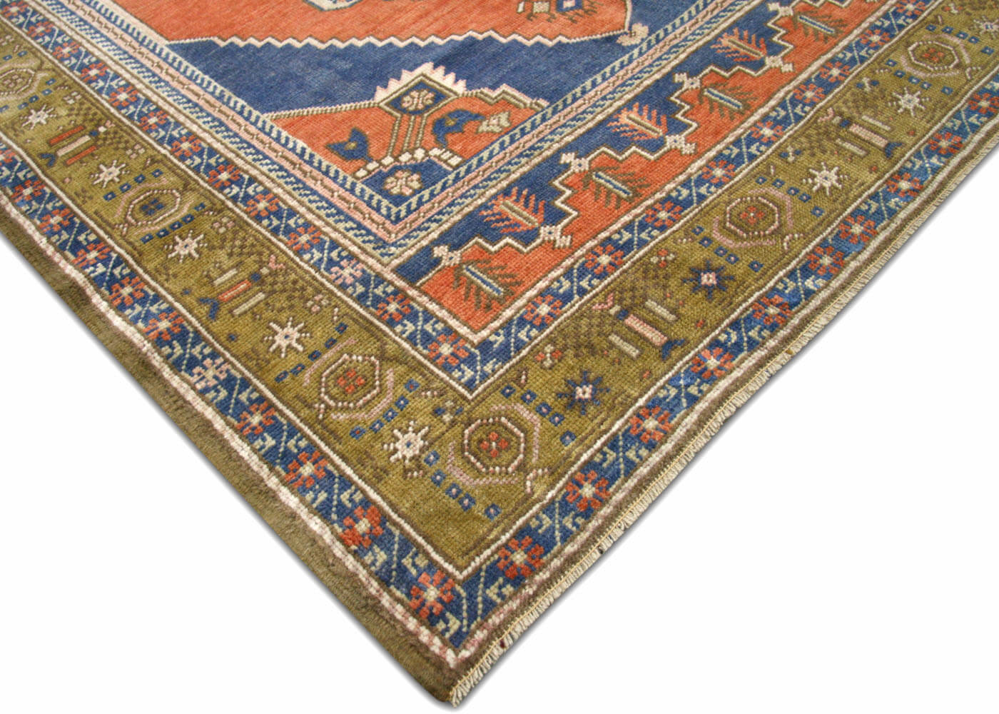 Vintage Turkish Oushak Rug - 3'9" x 6'4" - 180600