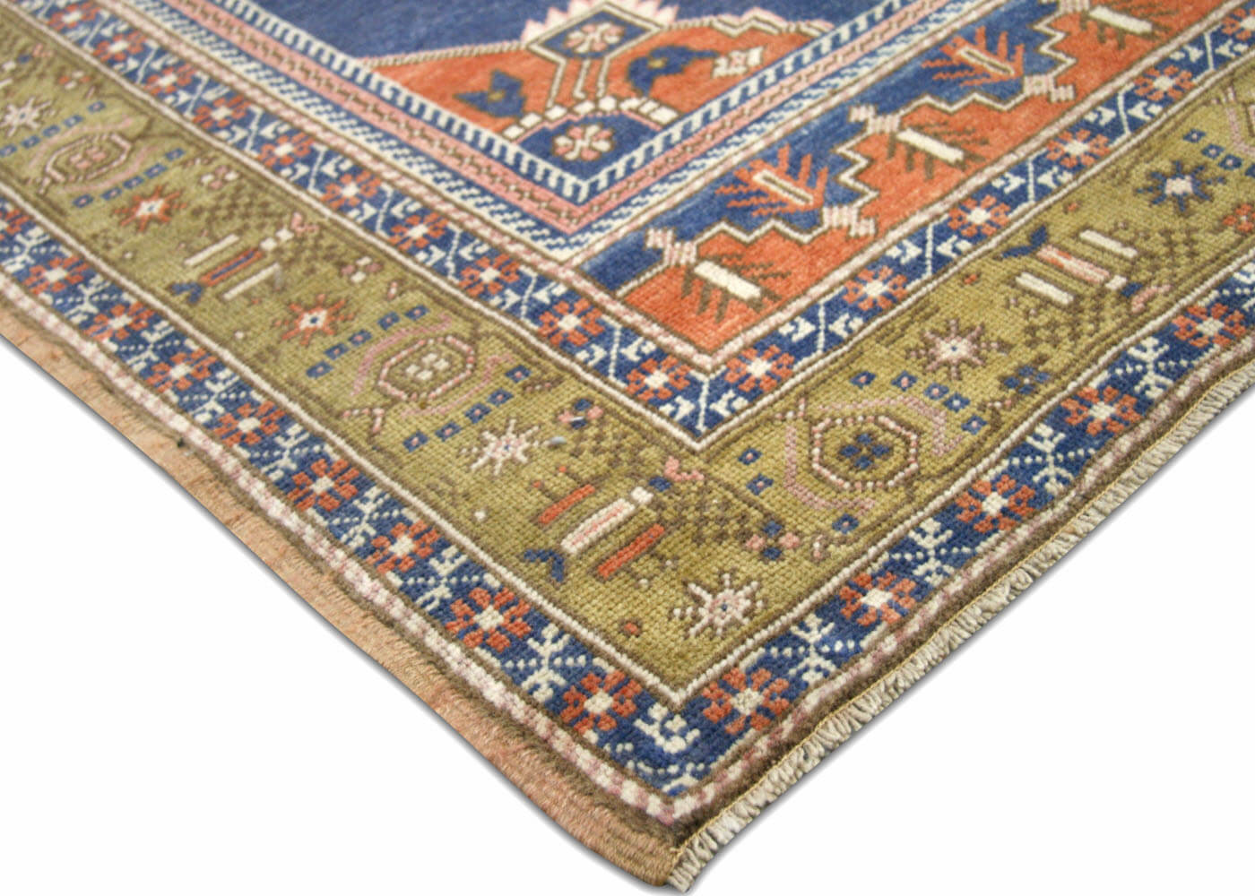 Vintage Turkish Oushak Rug - 3'9" x 6'3" - 180601