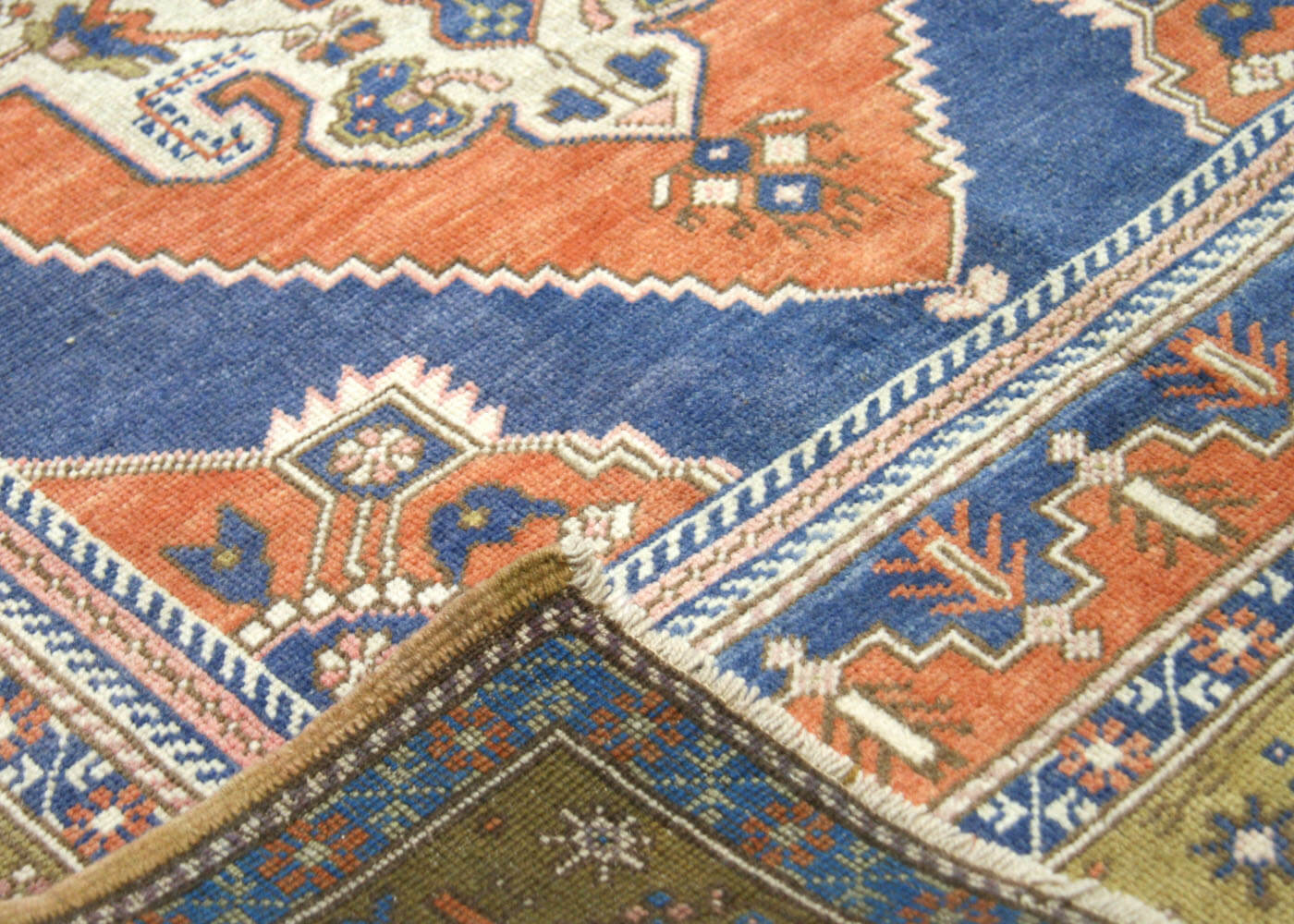 Vintage Turkish Oushak Rug - 3'9" x 6'3" - 180601