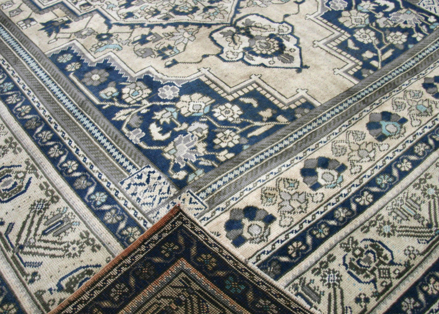 Vintage Turkish Oushak Rug - 6'7" x 11'4" - 180602