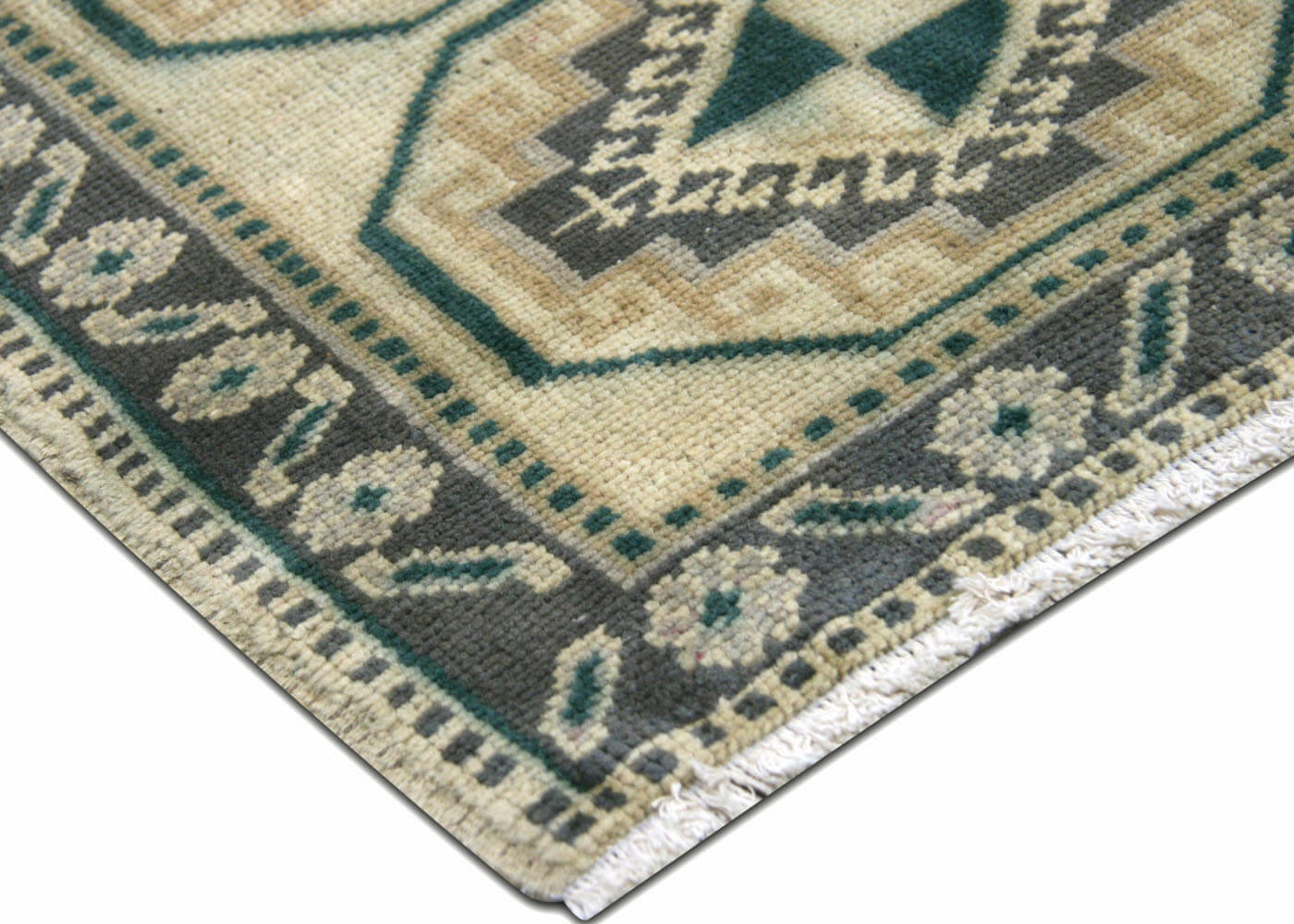 Vintage Turkish Oushak Yastic - 1'7" x 2'5" - 180612