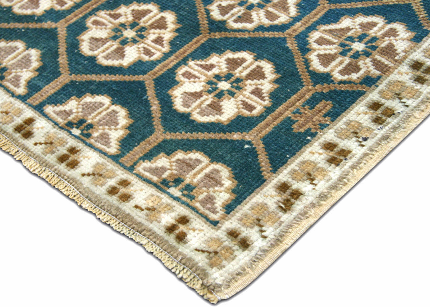 Vintage Turkish Oushak Yastic - 1'5" x 3'6" - 180642