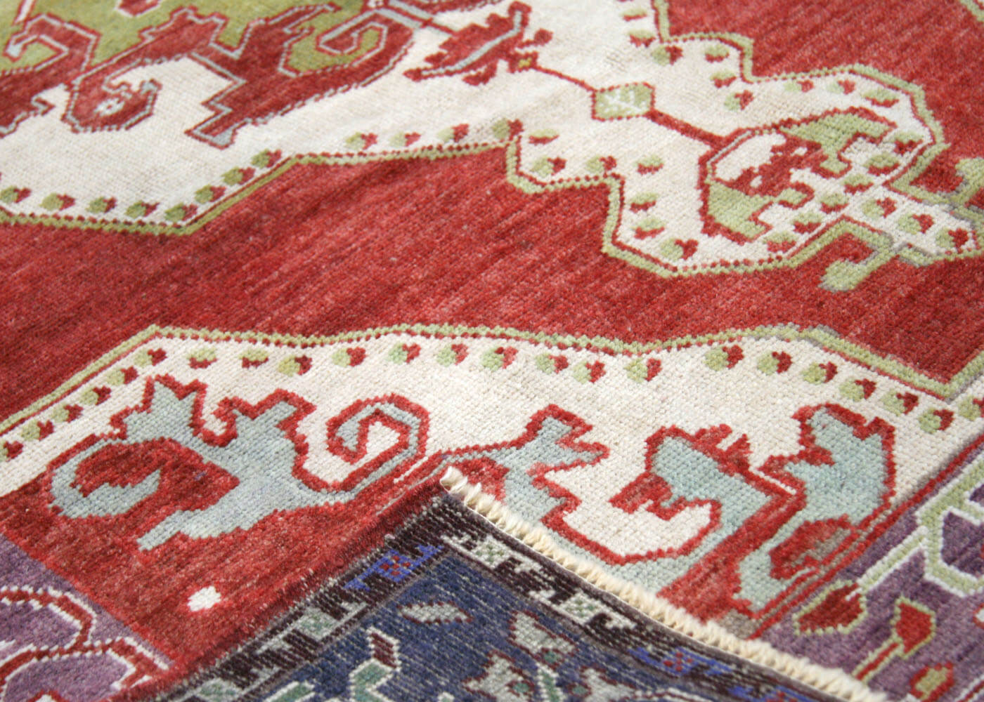Vintage Turkish Oushak Rug - 4'7" x 7' - 180668