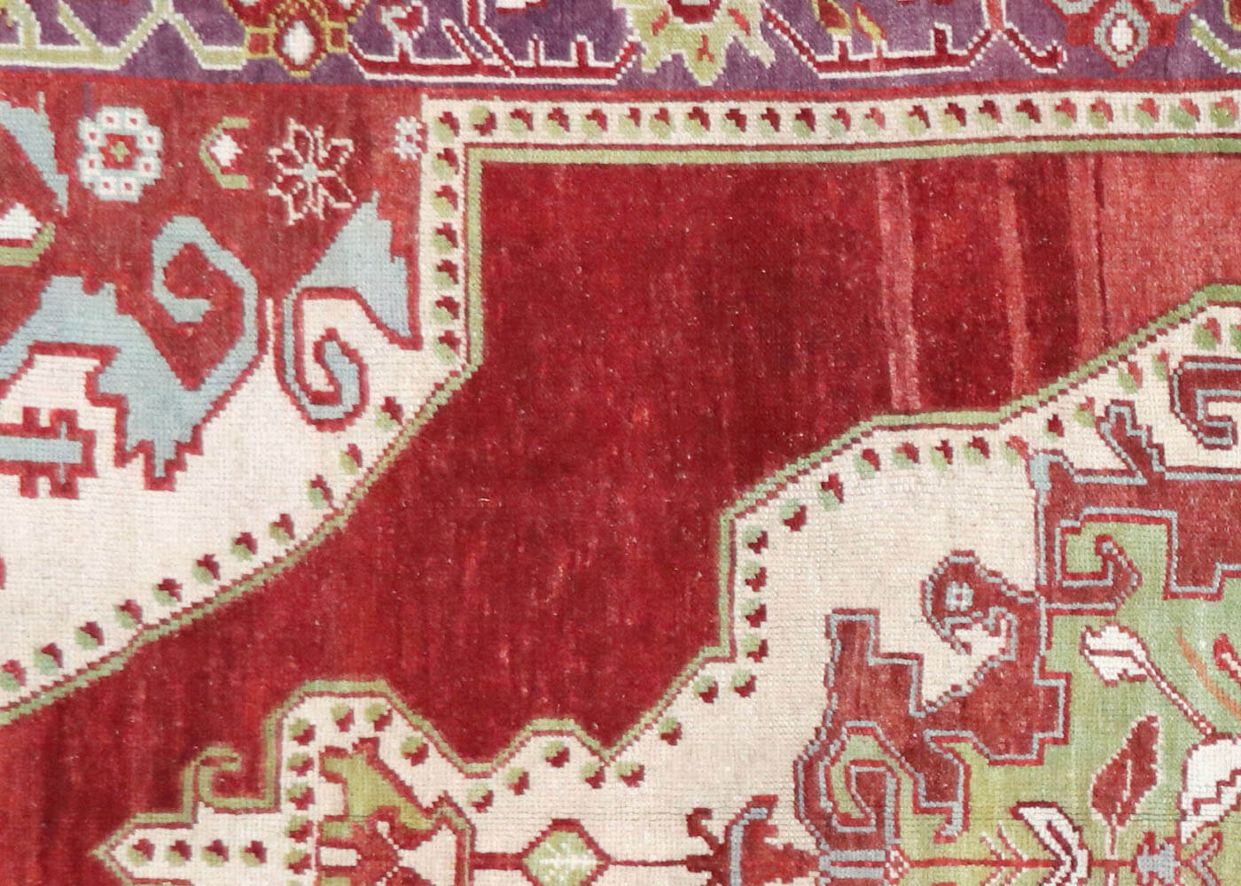 Vintage Turkish Oushak Rug - 4'7" x 7' - 180668