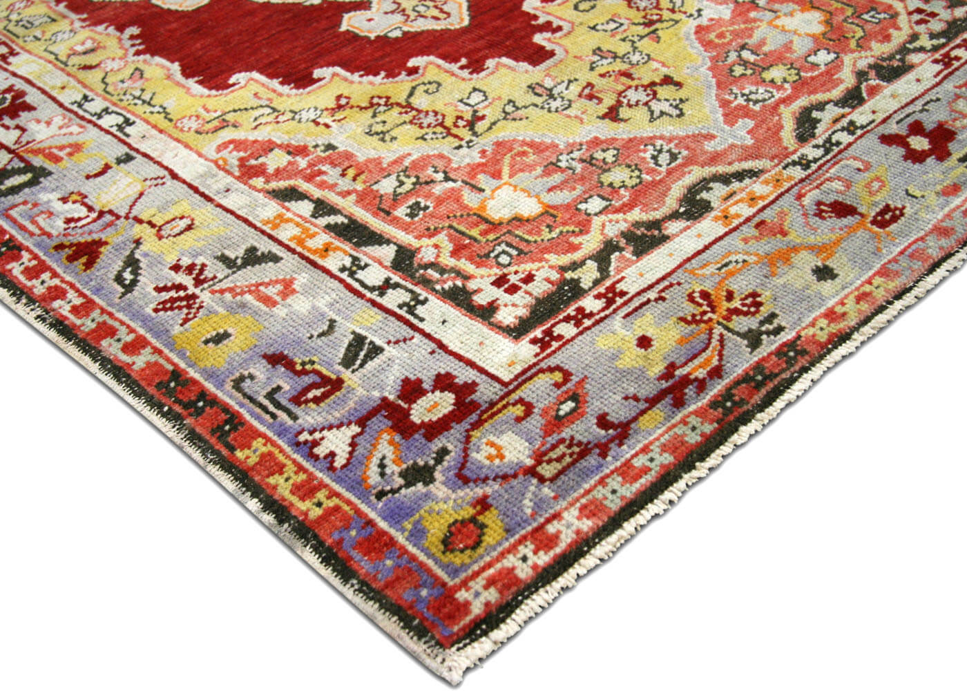 Vintage Turkish Oushak Rug - 3'4" x 5'11" - 180672