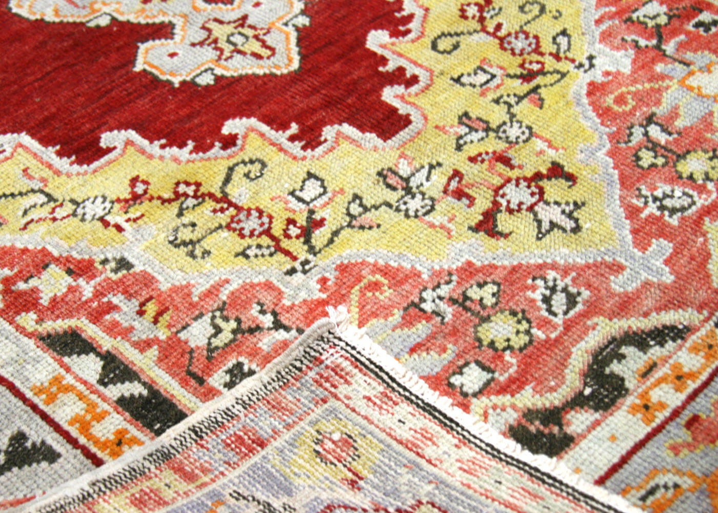Vintage Turkish Oushak Rug - 3'4" x 5'11" - 180672