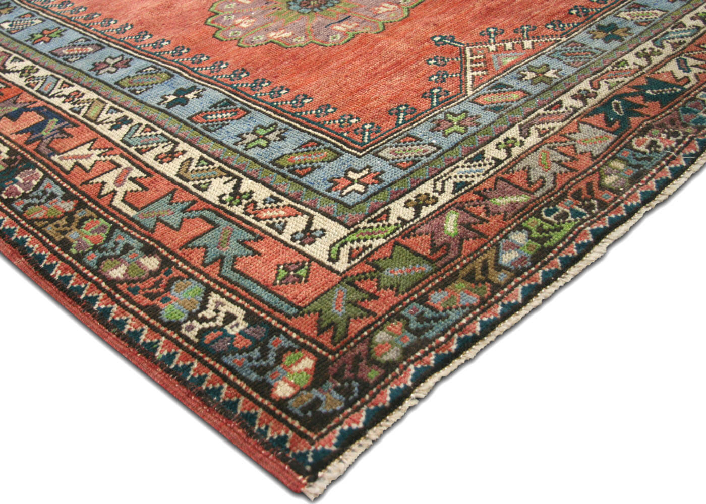 Vintage Turkish Oushak Rug - 4' x 6'10" - 180676