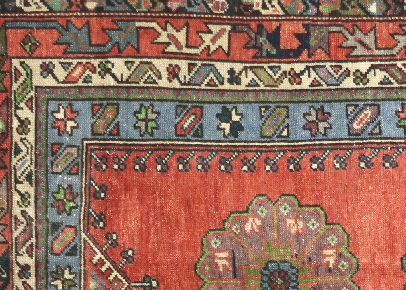Vintage Turkish Oushak Rug - 4' x 6'10" - 180676