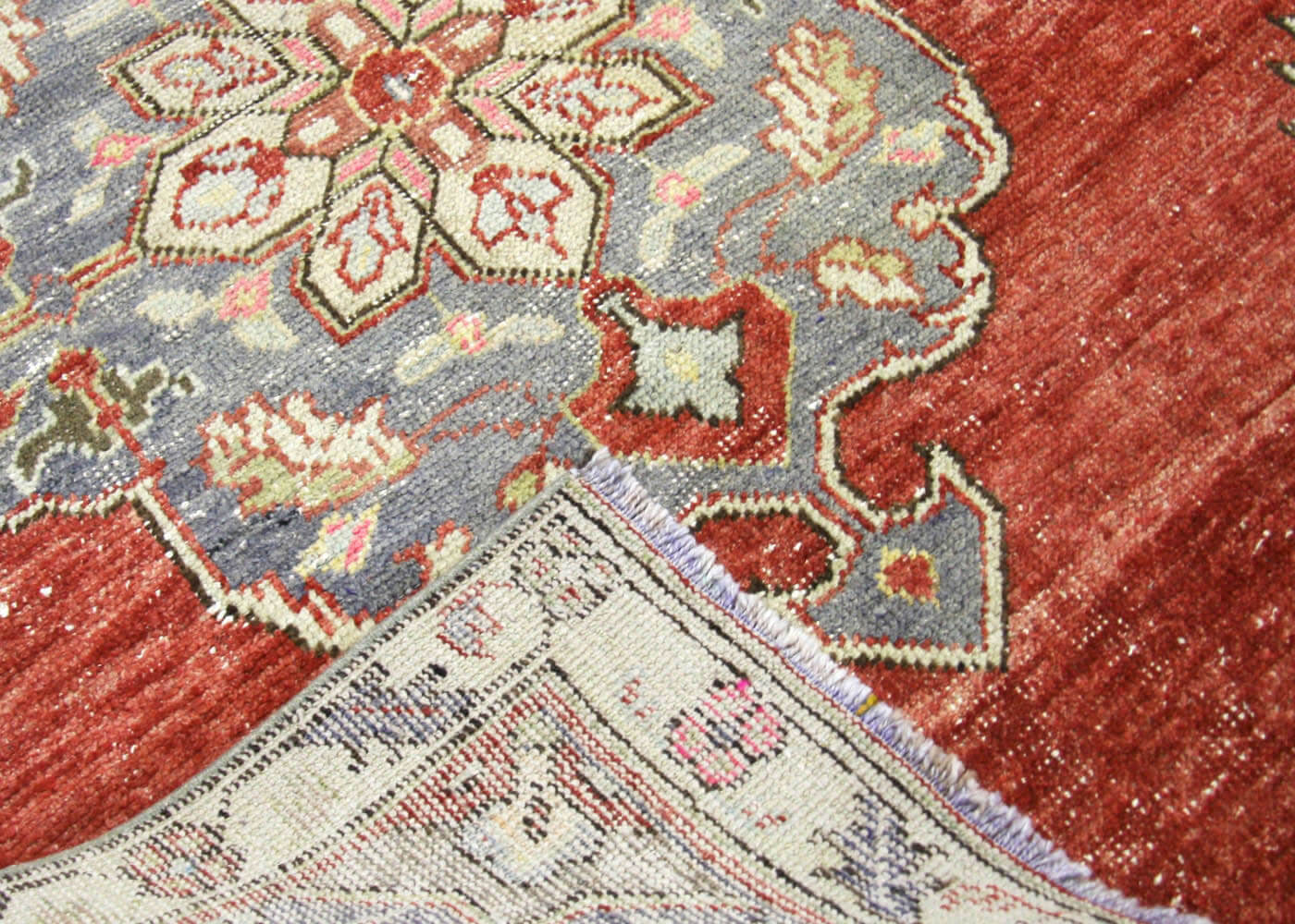 Vintage Turkish Oushak Runner - 3'10" x 10'8" - 180682