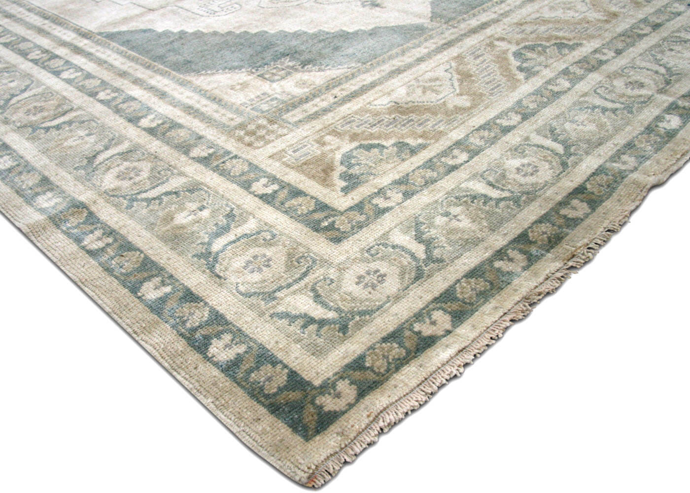 Vintage Turkish Oushak Rug - 5'4" x 8'4" - 180690