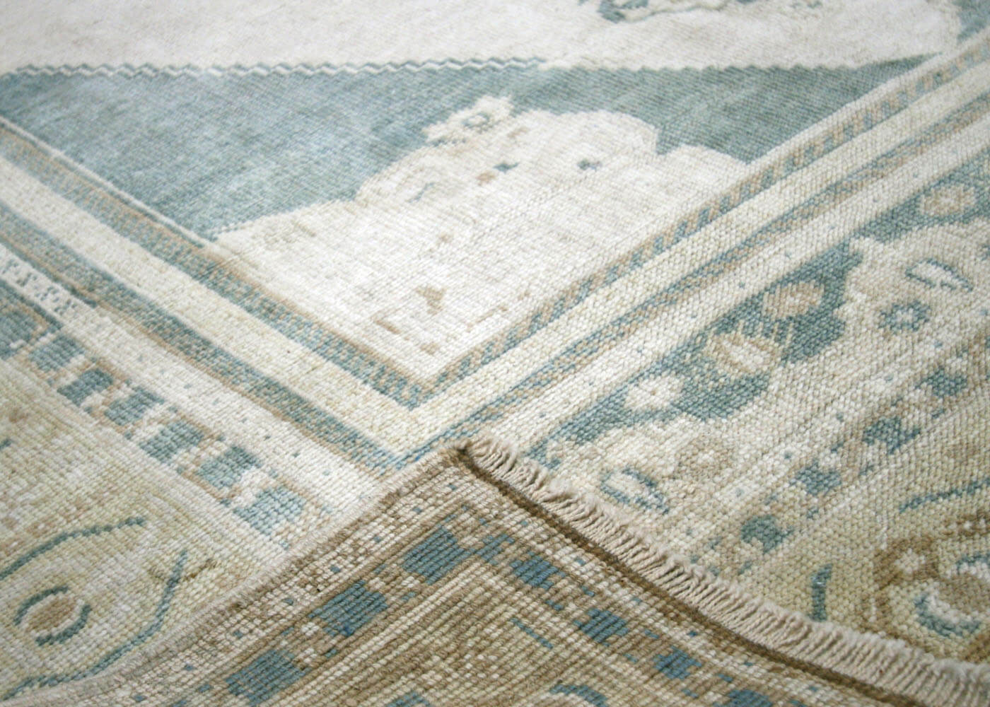 Vintage Turkish Oushak Rug - 4'11" x 7'8" - 180695