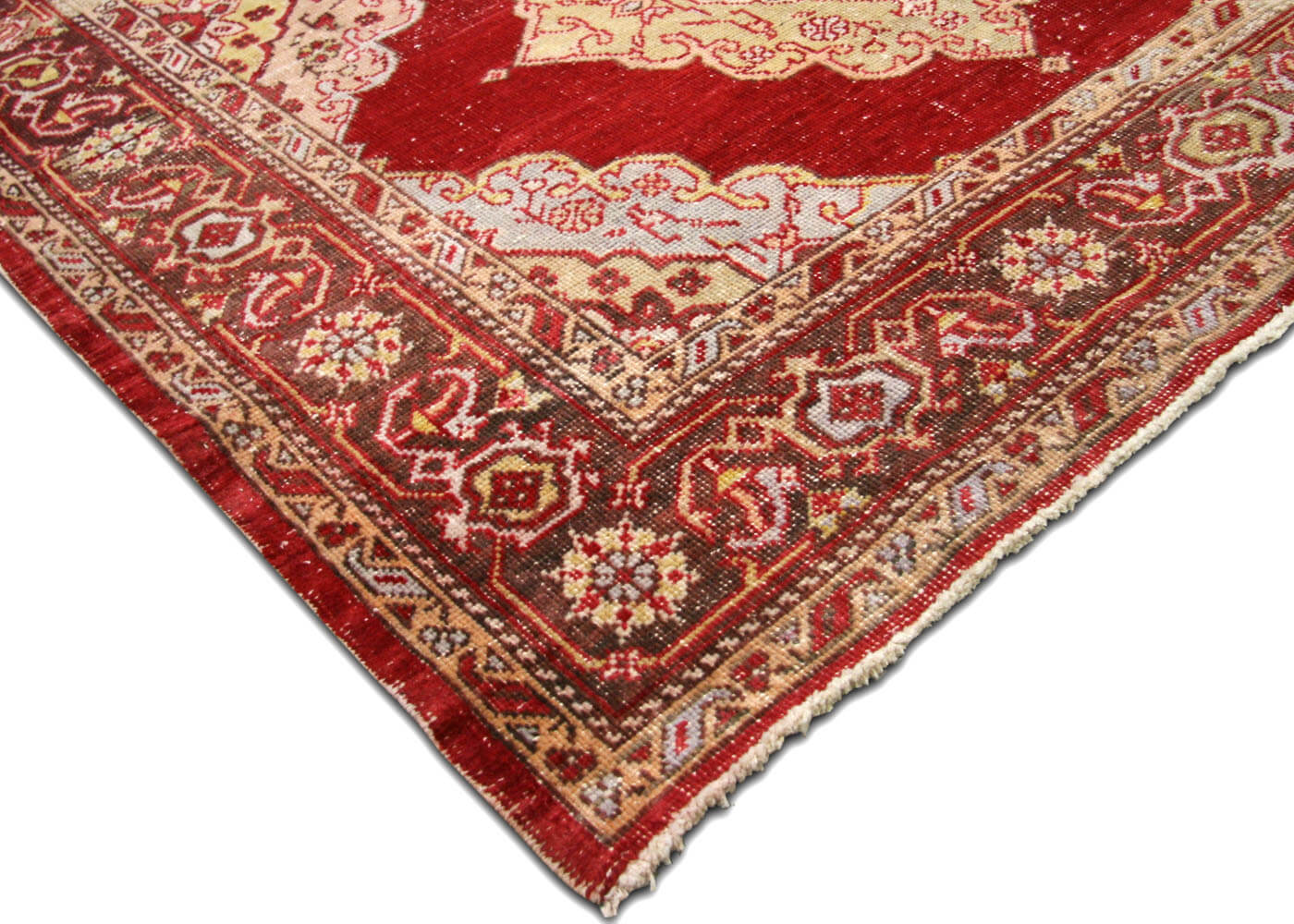 Vintage Turkish Oushak Rug - 4'11" x 13'5" - 180696