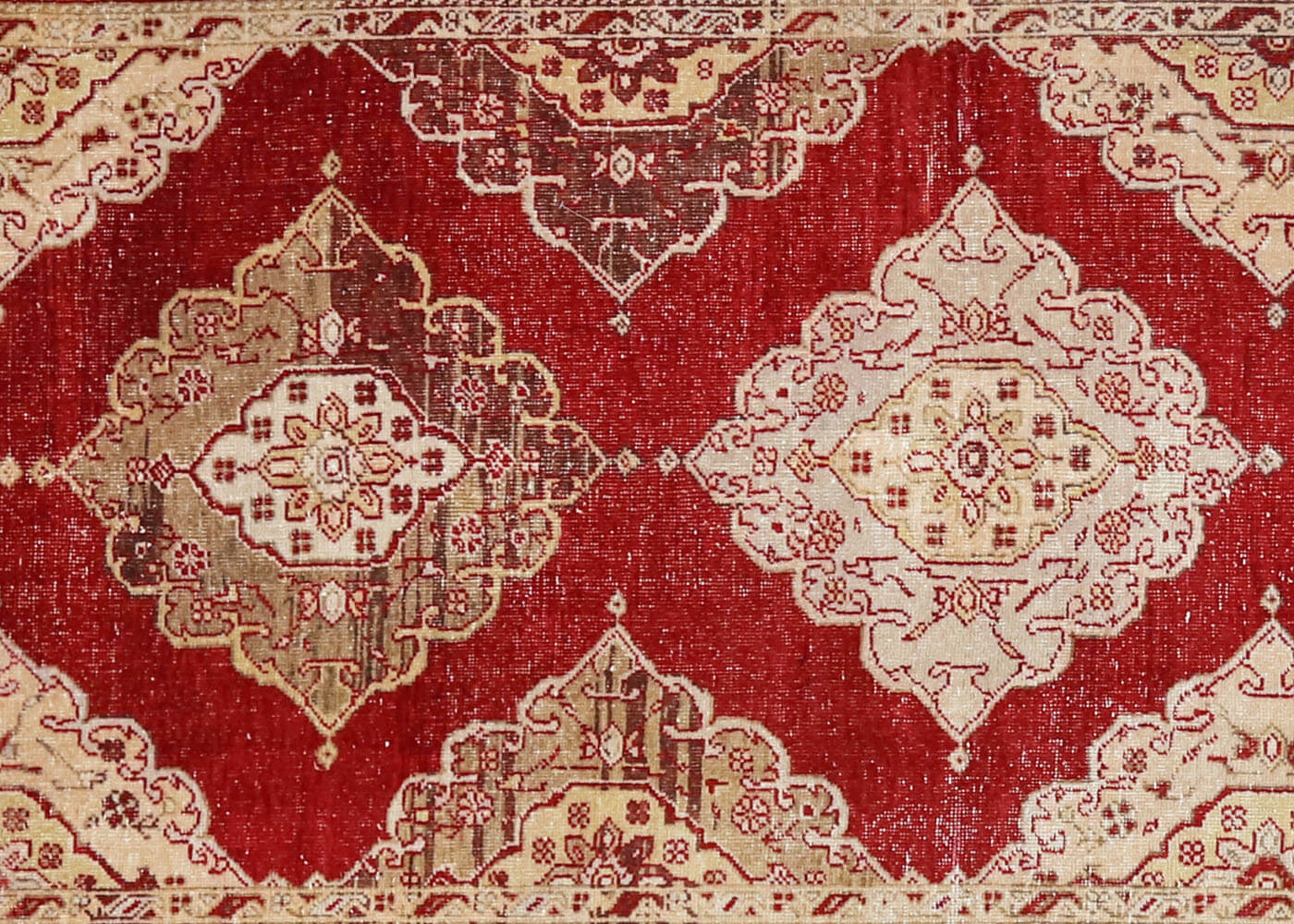 Vintage Turkish Oushak Rug - 4'11" x 13'5" - 180696