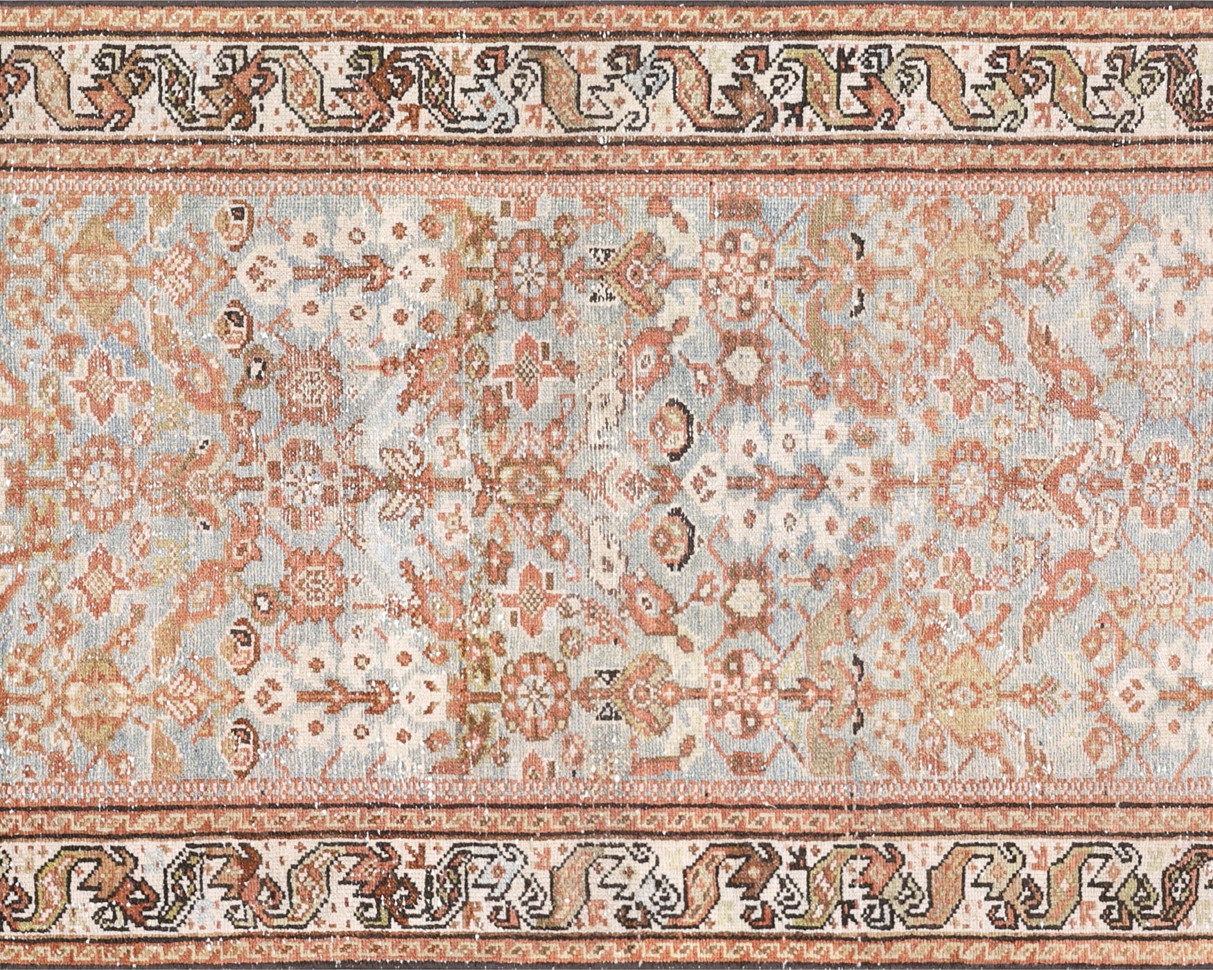 Semi Antique Persian Melayer Runner - 3'1" x 13'2"