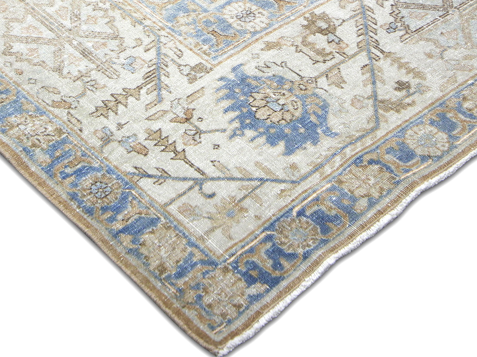 Semi Antique Persian Tabriz Rug - 11'3" x 14'8"