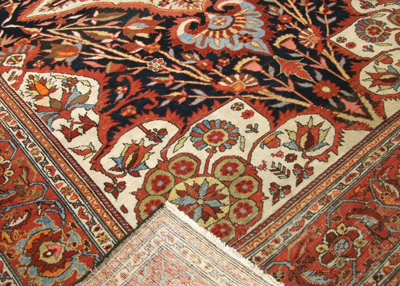 Semi Antique Persian Melayer Rug - 6'11" x 10' - 180722