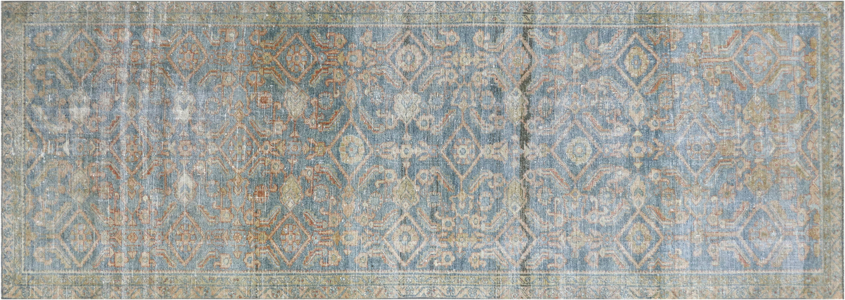 Semi Antique Persian Melayer Runner - 3'6" x 9'9" - 180731