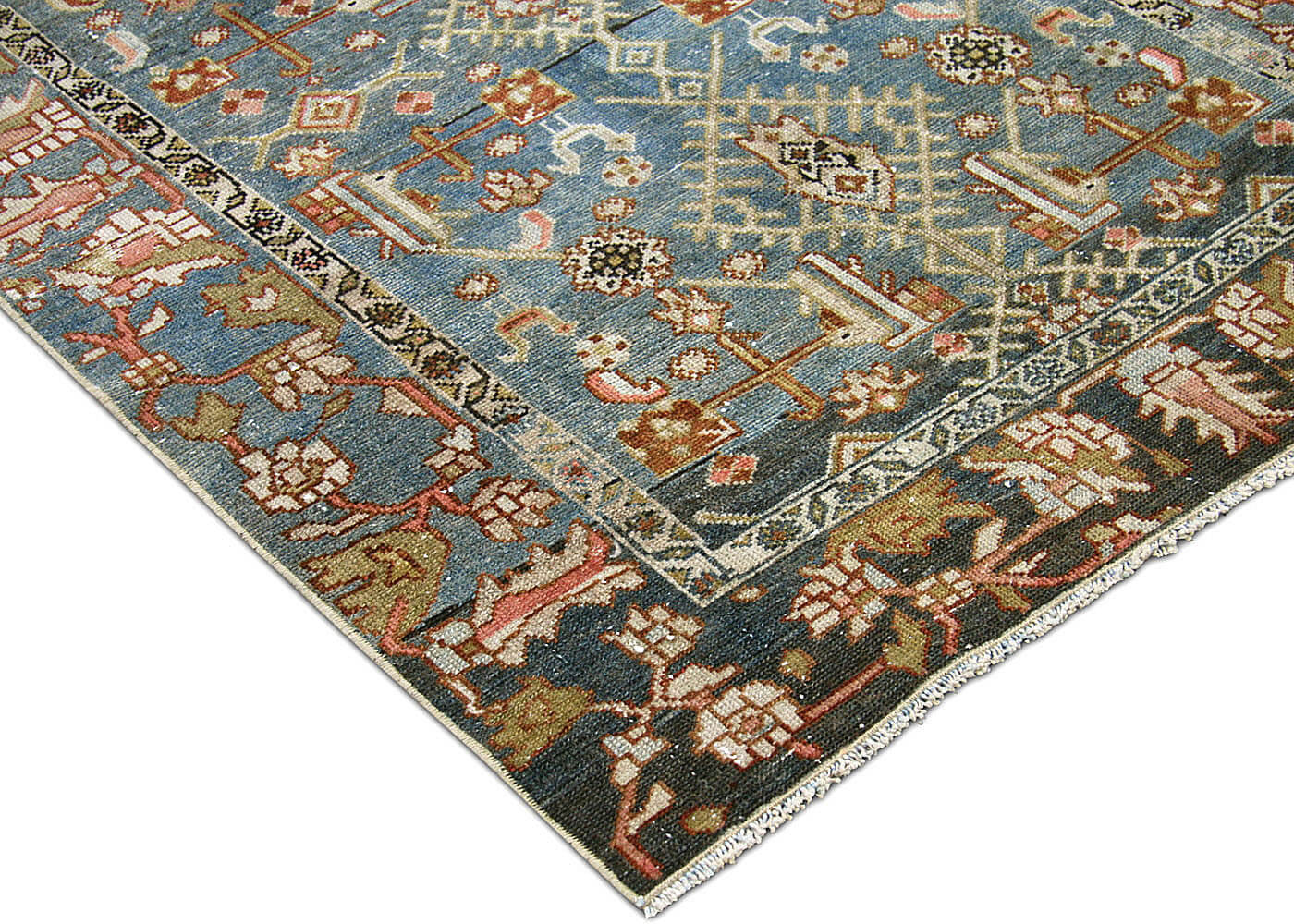 Semi Antique Persian Melayer Runner - 3'1" x 15'11" - 180755