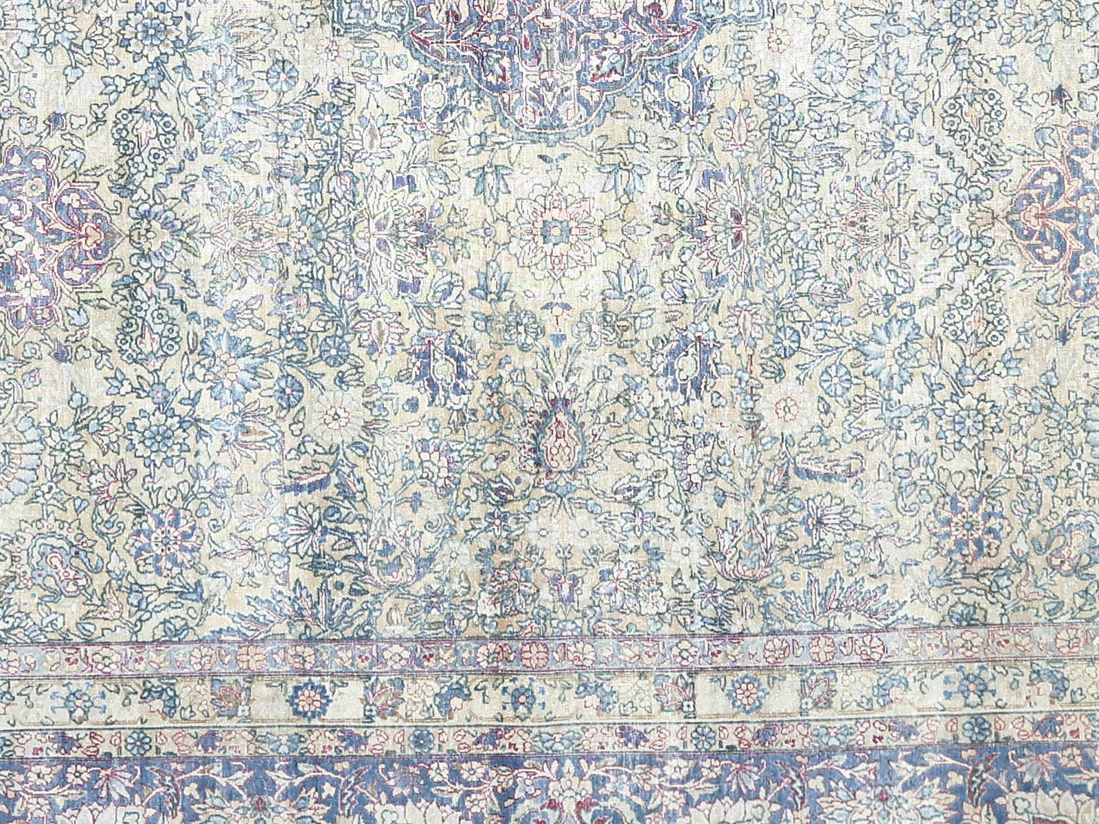Semi Antique Persian Kerman Rug - 13' x 16'4"