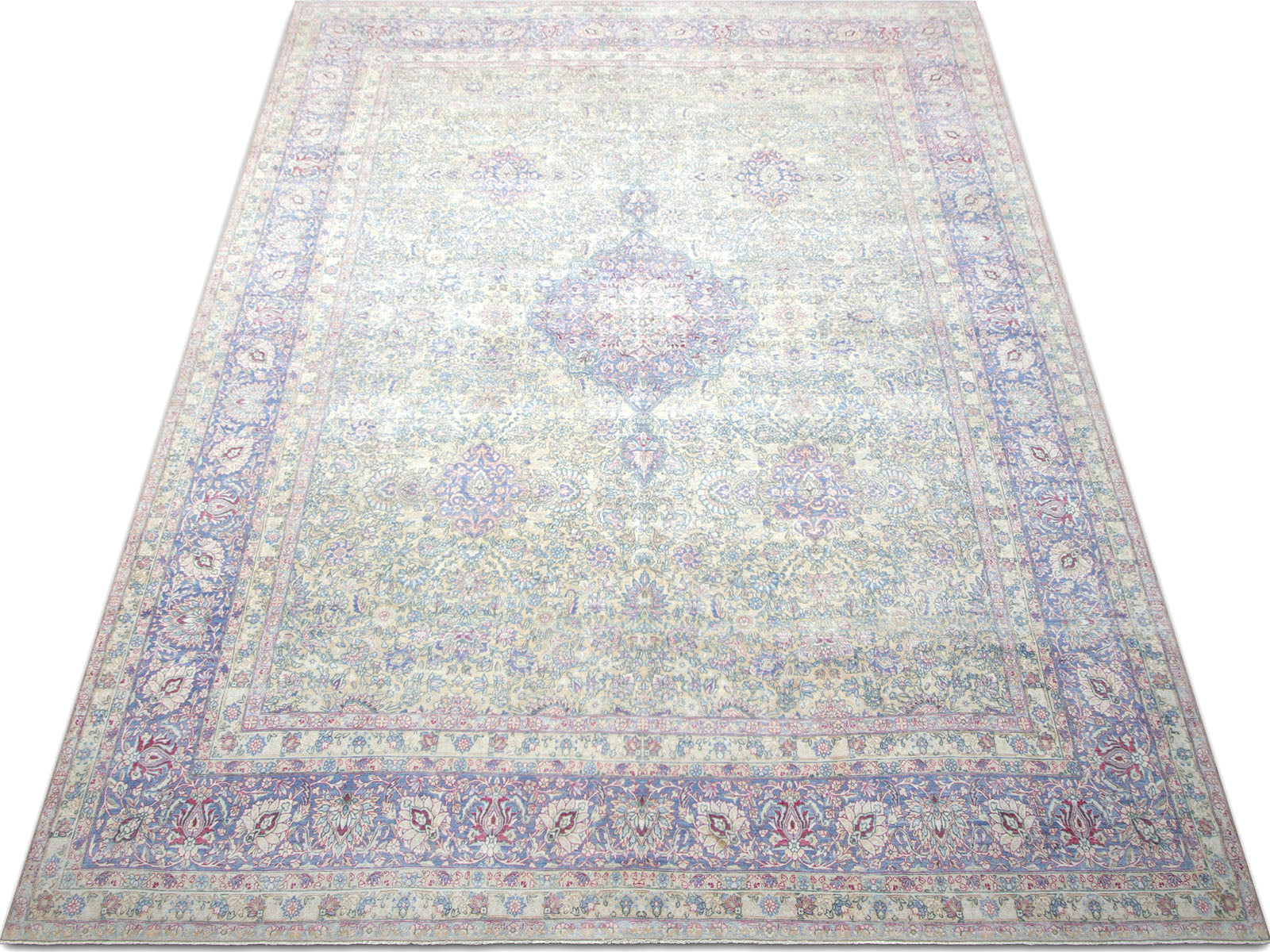 Semi Antique Persian Kerman Rug - 13' x 16'4"