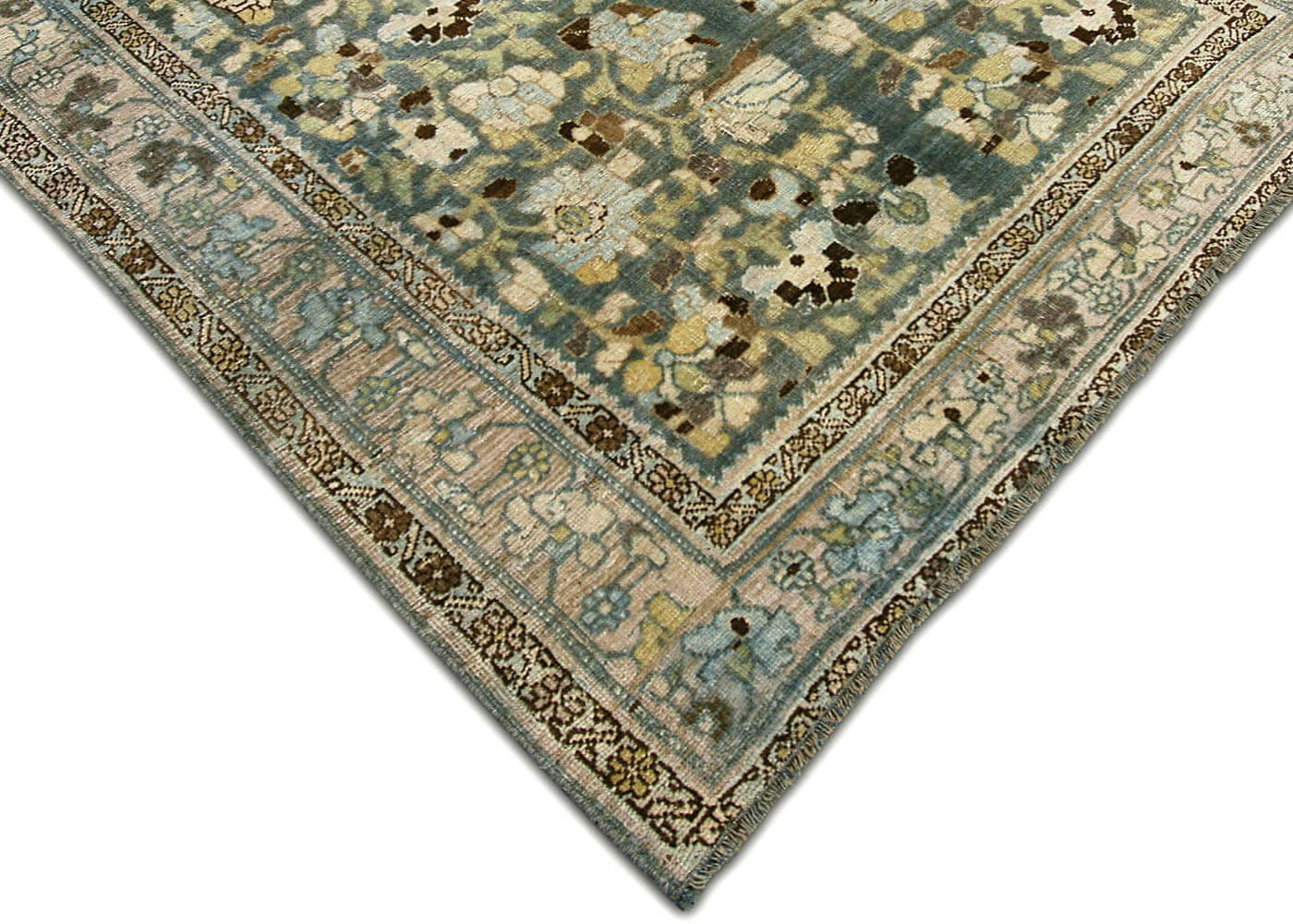 Semi Antique Persian Melayer Runner - 3'10" x 12'7" - 180771