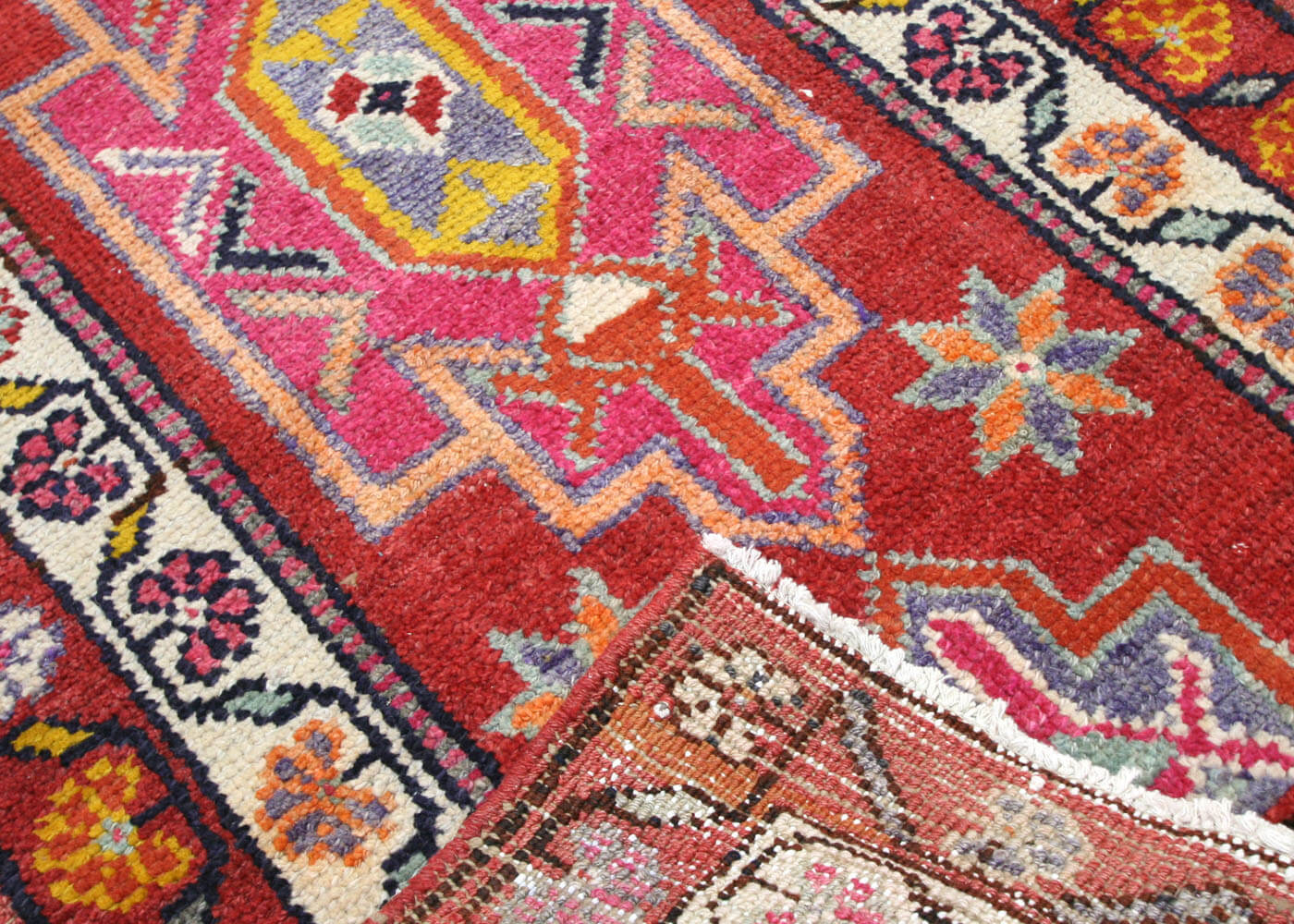 Vintage Turkish Oushak Runner - 2'8" x 13'9" - 190001