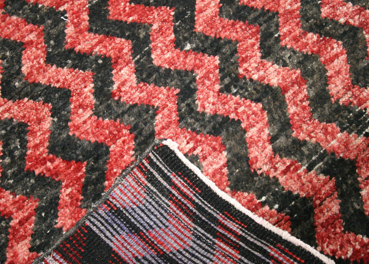 Vintage Turkish Mid-Century-Modern Runner - 2'4" x 10'7" - 190006