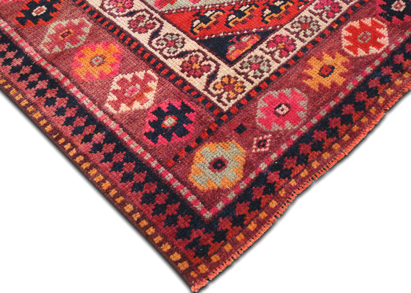 Vintage Turkish Oushak Runner - 3'3" x 13'7" - 190013