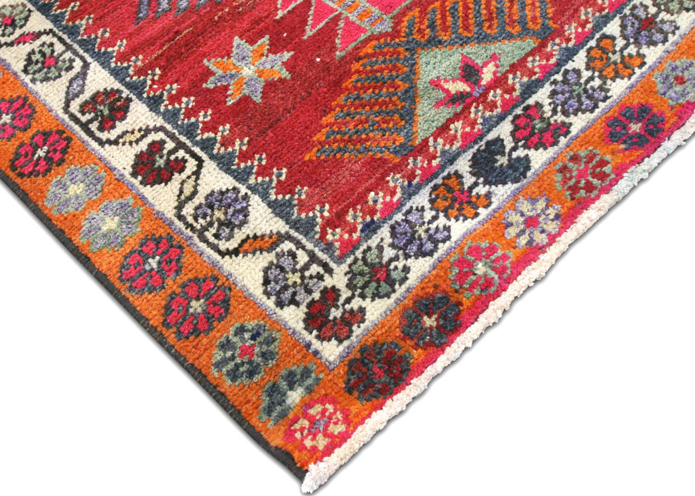 Vintage Turkish Oushak Runner - 2'9" x 12'10" - 190033