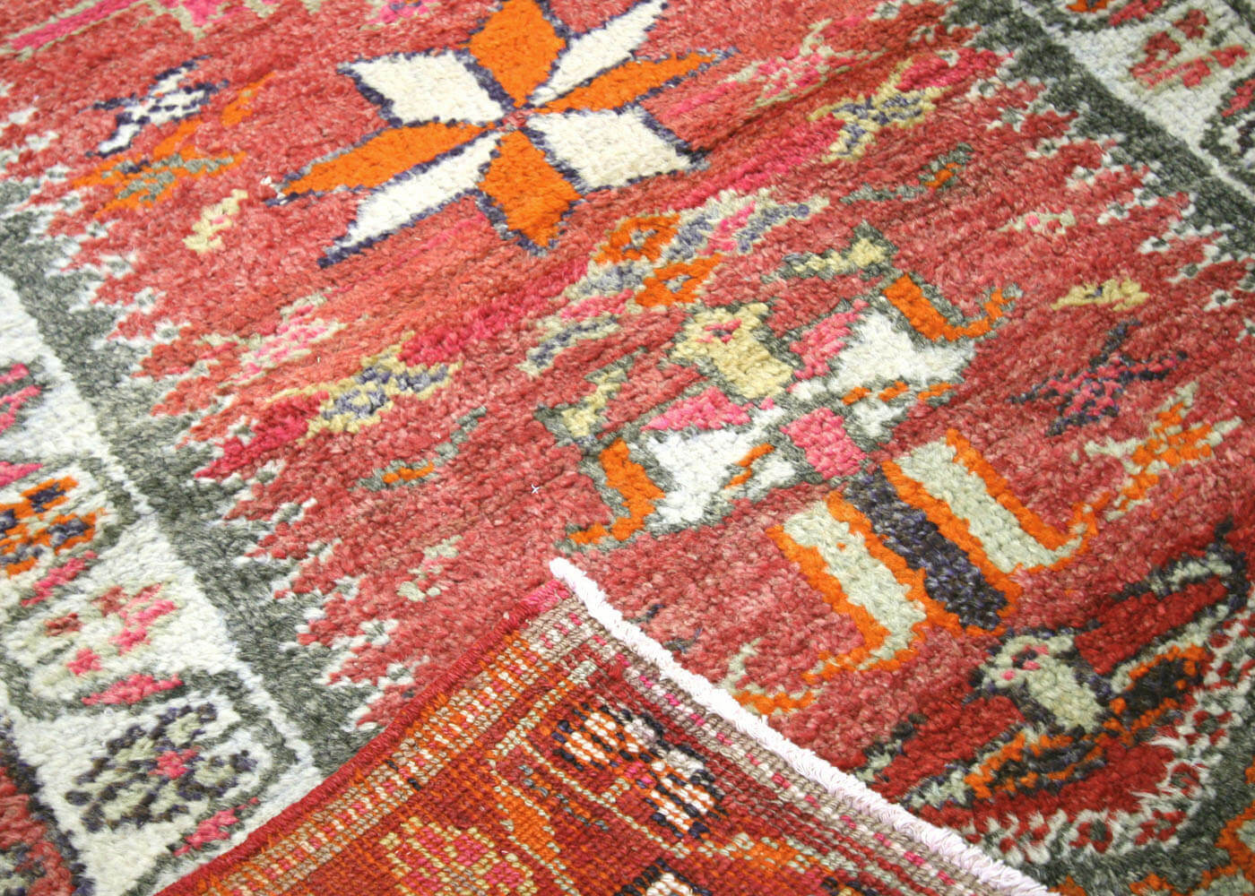Vintage Turkish Oushak Runner - 3' x 11'1" - 190044