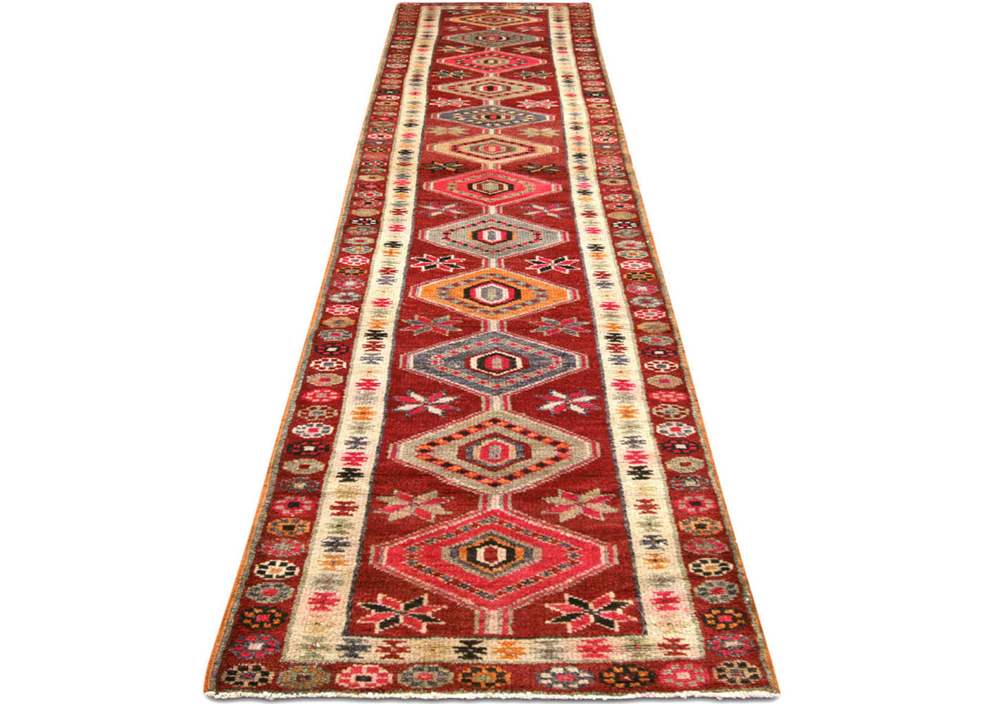 Vintage Turkish Oushak Runner - 2'9" x 11'11" - 190054