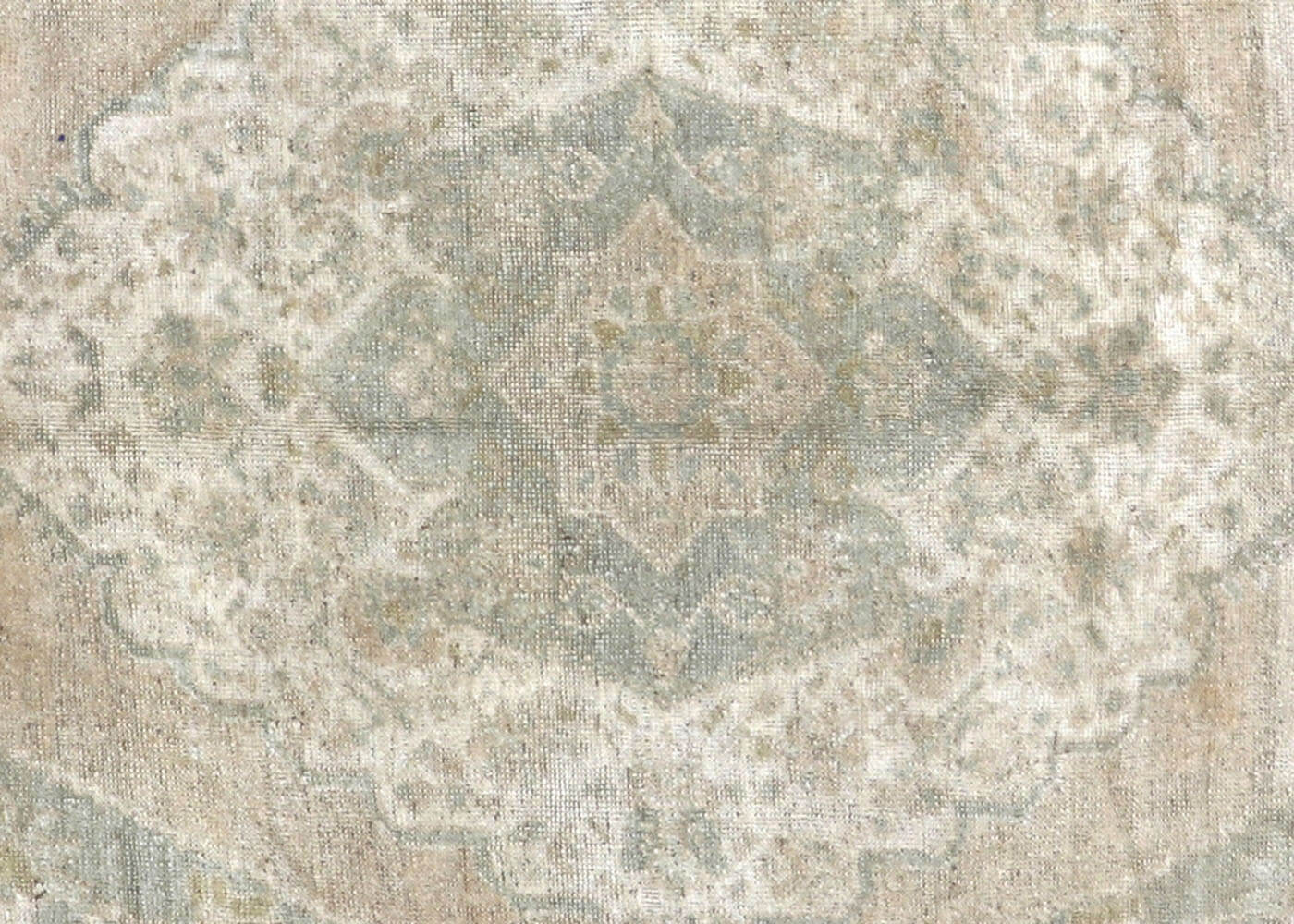 Vintage Turkish Oushak Rug - 6'4" x 10'8" - 190072