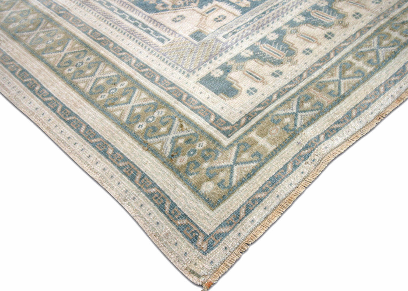 Vintage Turkish Oushak Rug - 5'5" x 8'8" - 190075