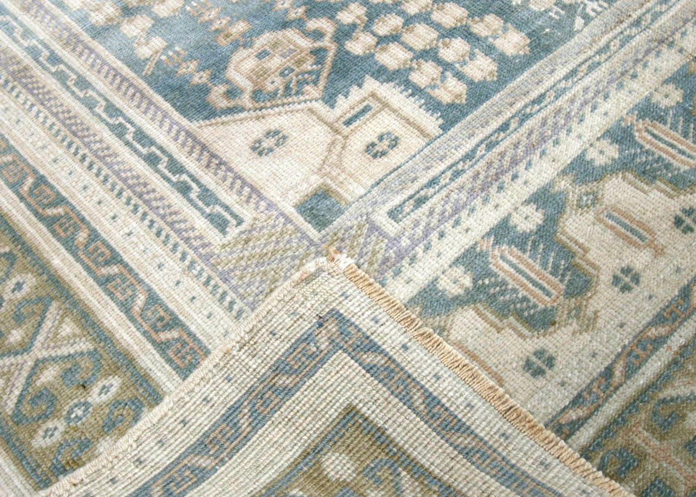 Vintage Turkish Oushak Rug - 5'5" x 8'8" - 190075
