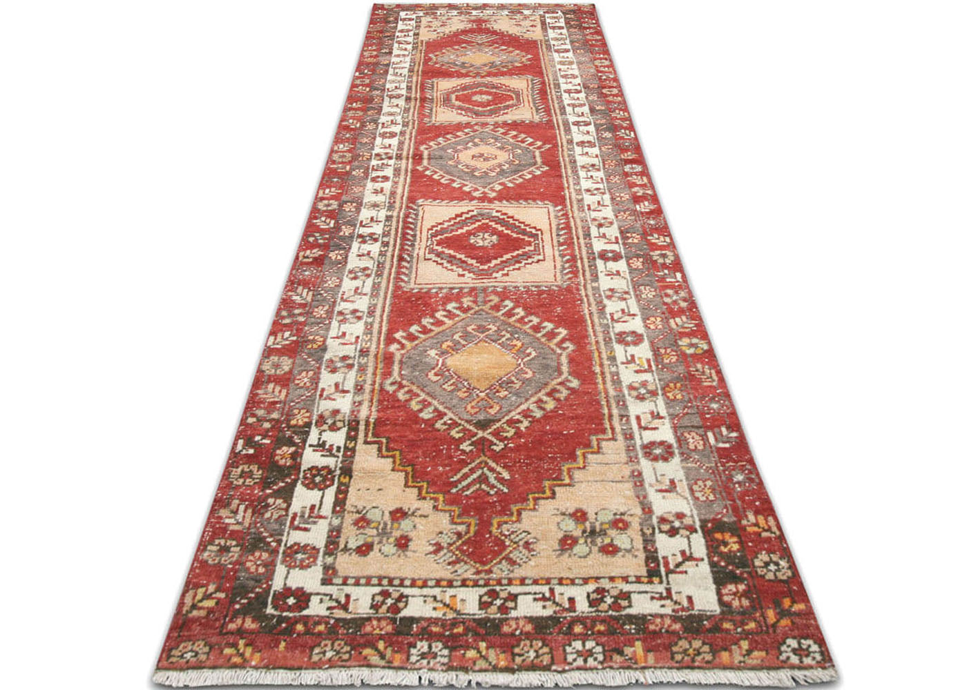 Vintage Turkish Oushak Runner - 2'9" x 9'4" - 190080