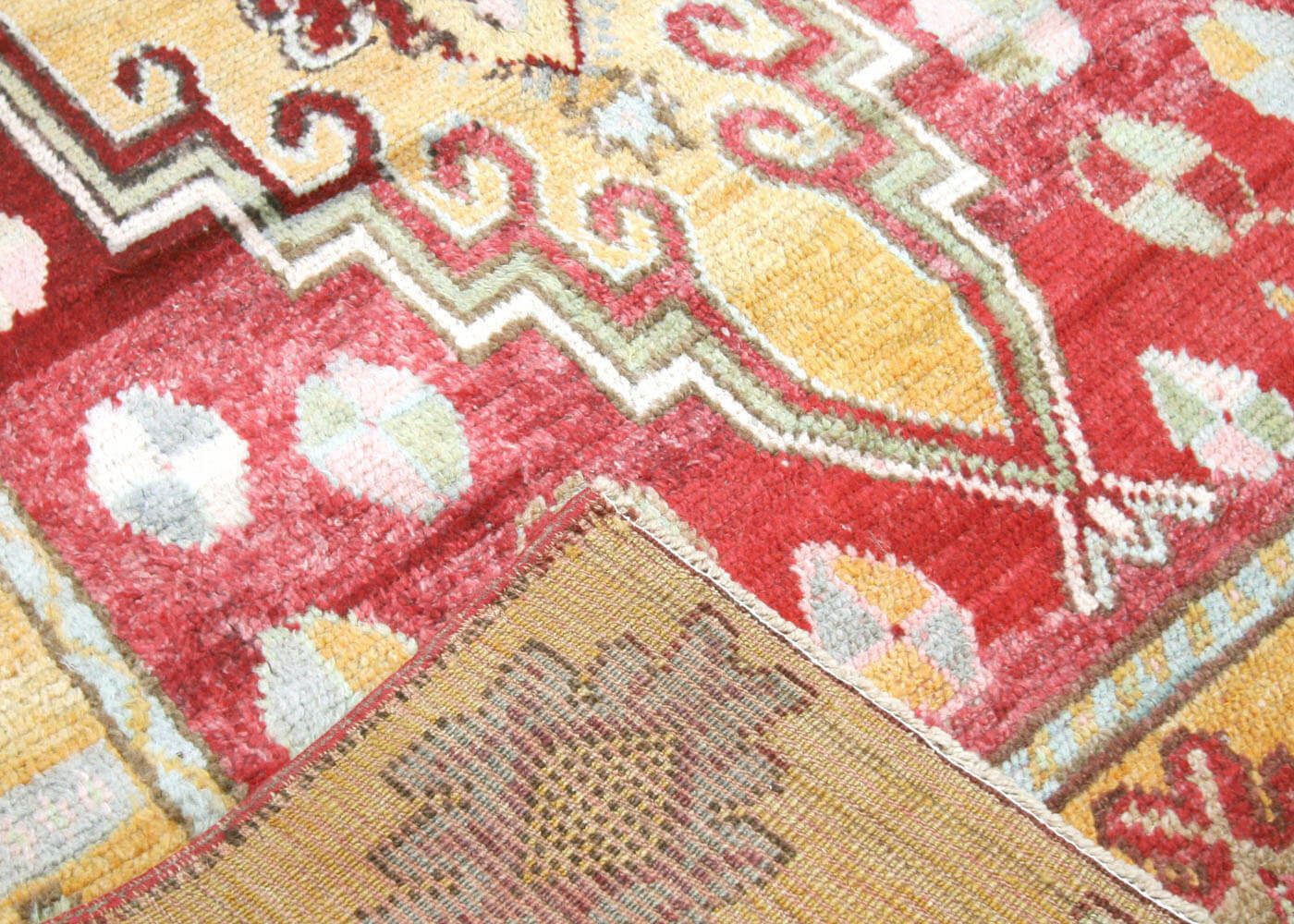 Vintage Turkish Oushak Runner - 3'6" x 10'7" - 190083
