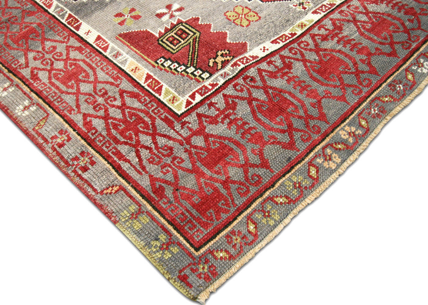 Vintage Turkish Oushak Rug - 4'7" x 8'11" - 190085