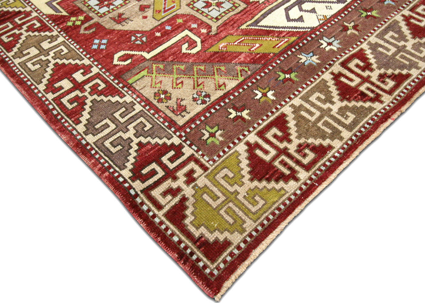 Vintage Turkish Oushak Rug - 5'2" x 9'7" - 190093