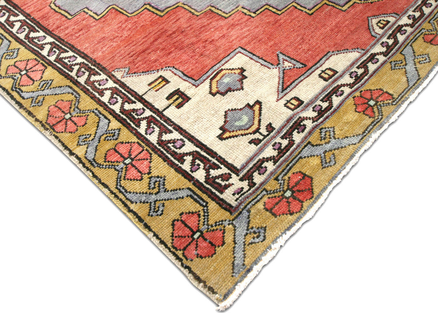 Vintage Turkish Oushak Rug - 5'1" x 13' - 190094