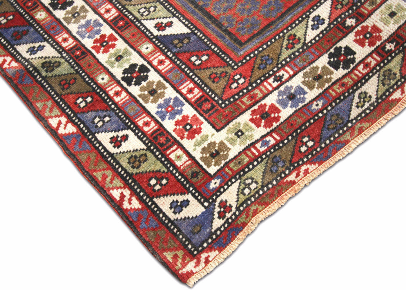 Vintage Turkish Oushak Rug - 4'4" x 6'10" - 190100