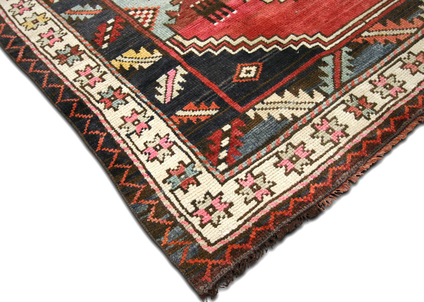 Vintage Turkish Oushak Rug - 4'9" x 7'5" - 190110