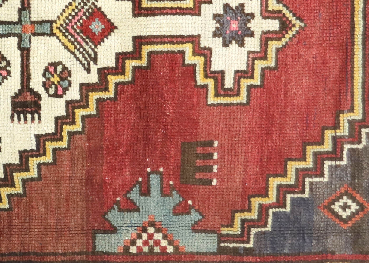Vintage Turkish Oushak Rug - 4'9" x 7'5" - 190110