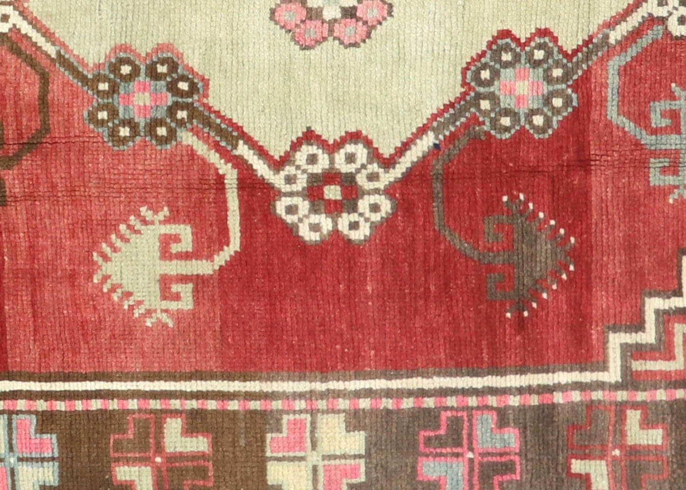 Vintage Turkish Oushak Rug - 4'8" x 9'5" - 190111