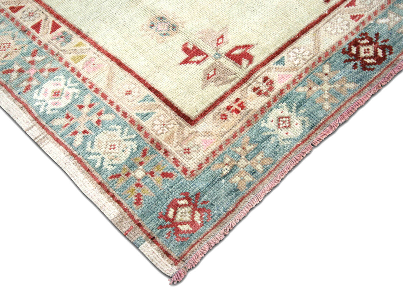 Vintage Turkish Oushak Rug - 4'5" x 7'1" - 190112