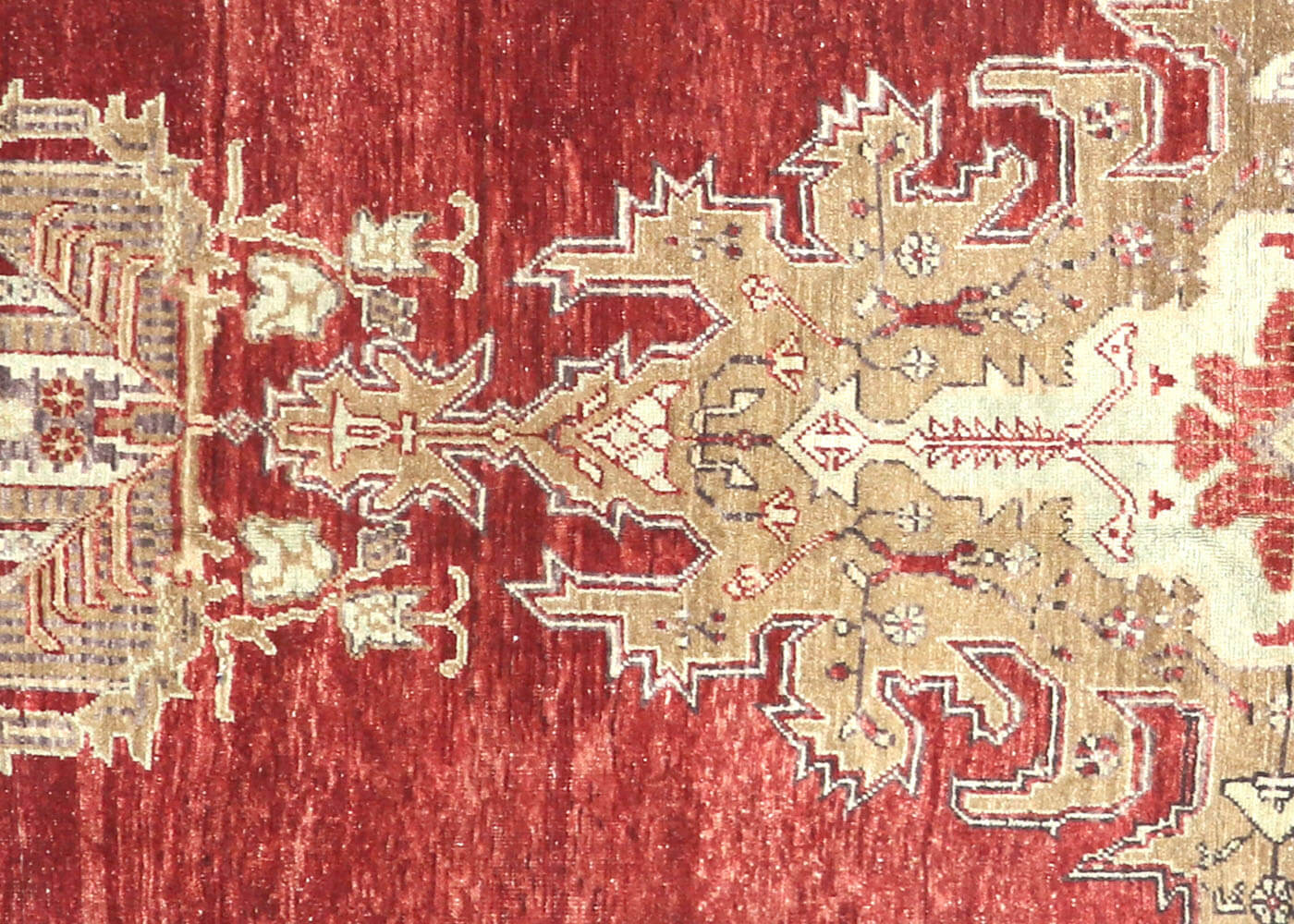 Vintage Turkish Oushak Rug - 5'10" x 13'10" - 190125