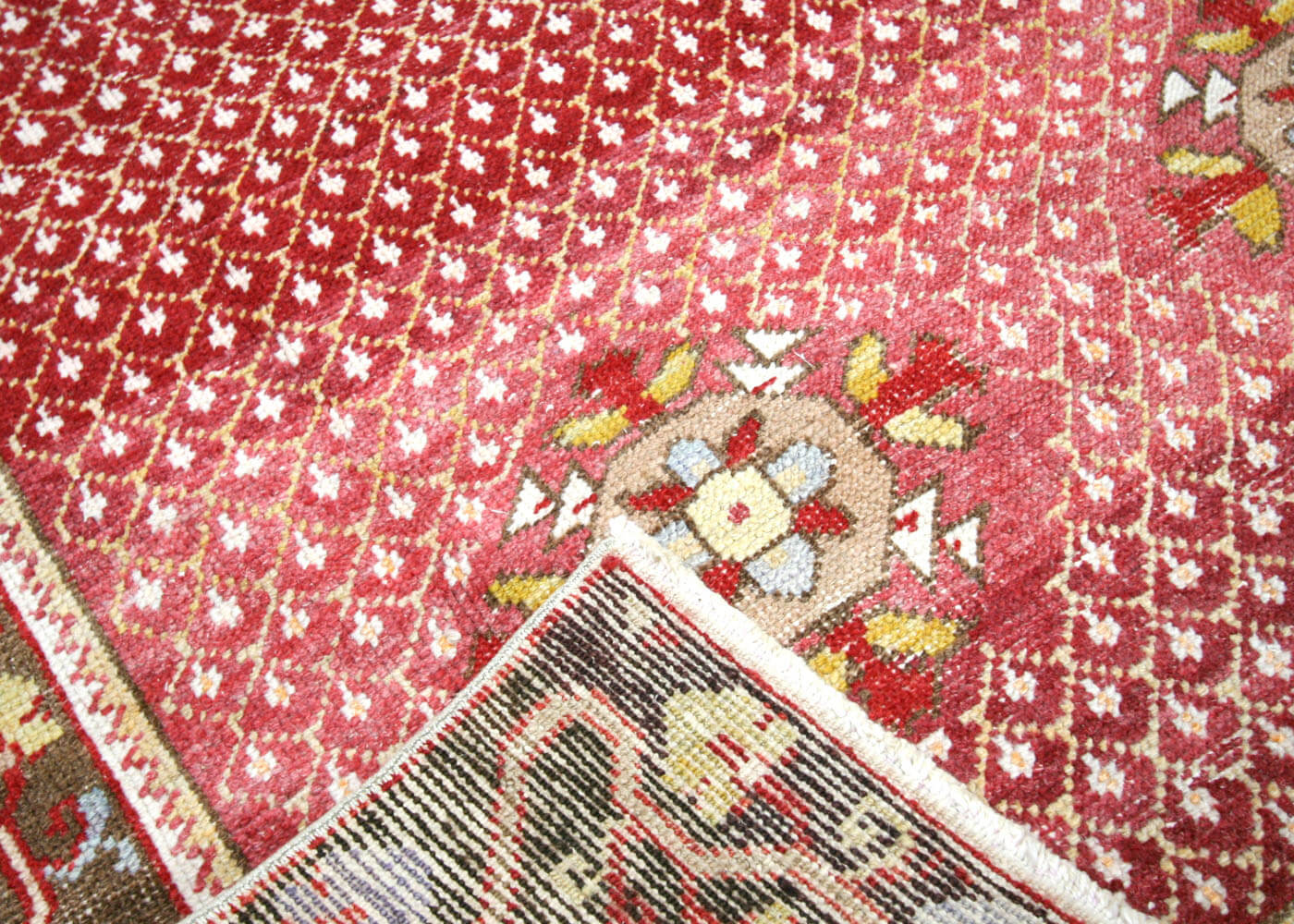 Vintage Turkish Oushak Rug - 3'11" x 7'4" - 190126
