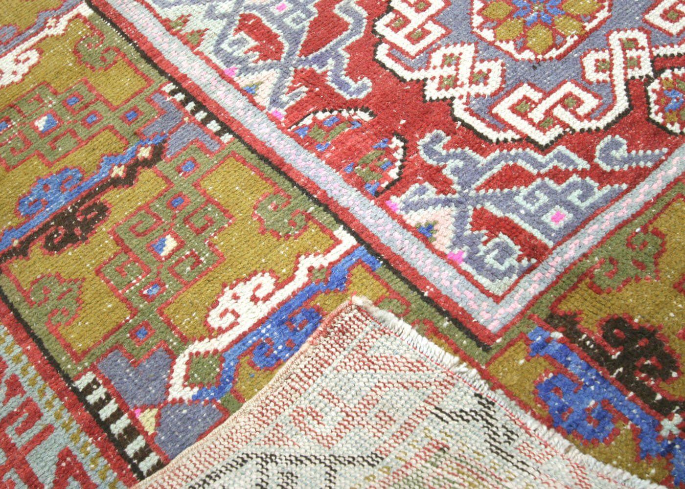 Vintage Turkish Oushak Rug - 4'6" x 11'4" - 190133