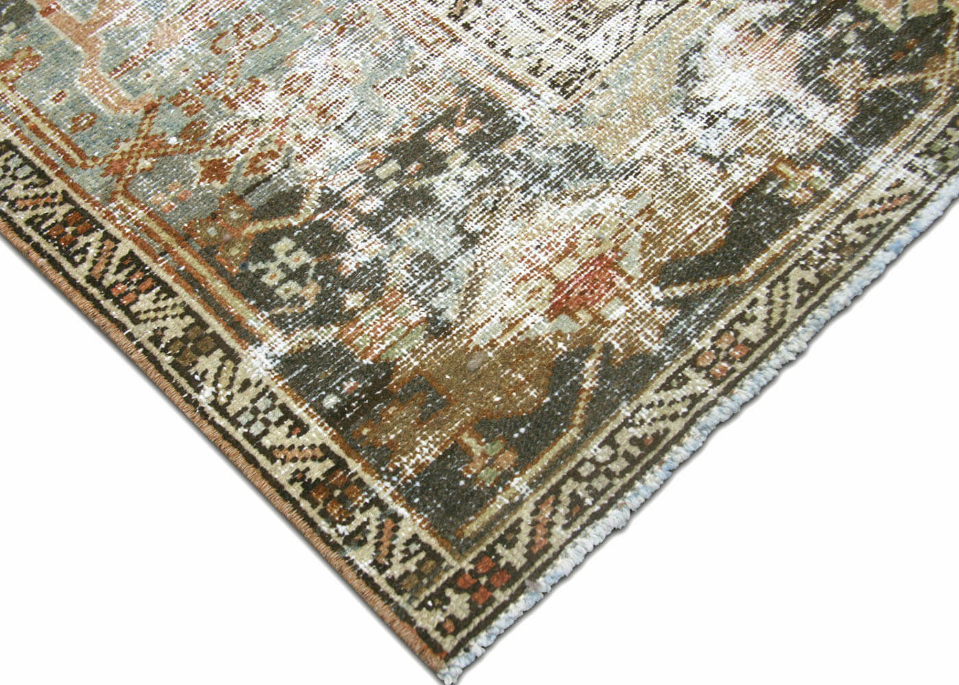 Semi Antique Persian Heriz Rug - 9'3" x 12'5" - 190148