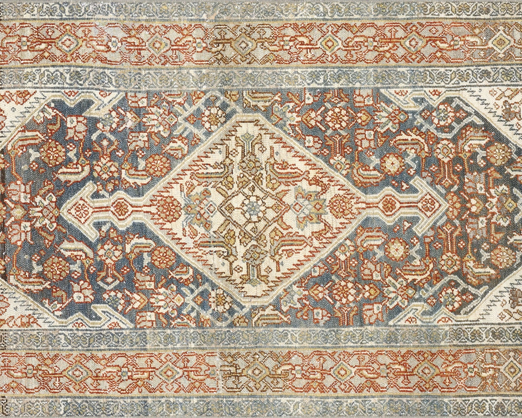Semi Antique Persian Tabriz Runner - 3'1" x 16'3"