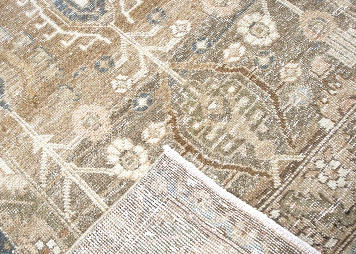 Semi Antique Persian Melayer Runner - 3'1" x 13'11" - 190151